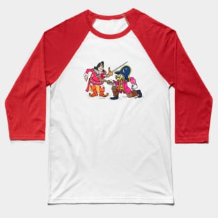 Fast Food Fight Baseball T-Shirt